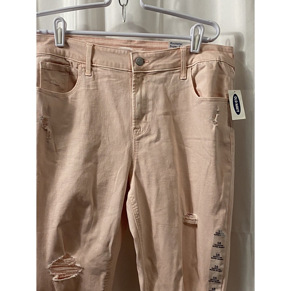 Old Navy rockstar super skinny size 16 distress jeans new with tags